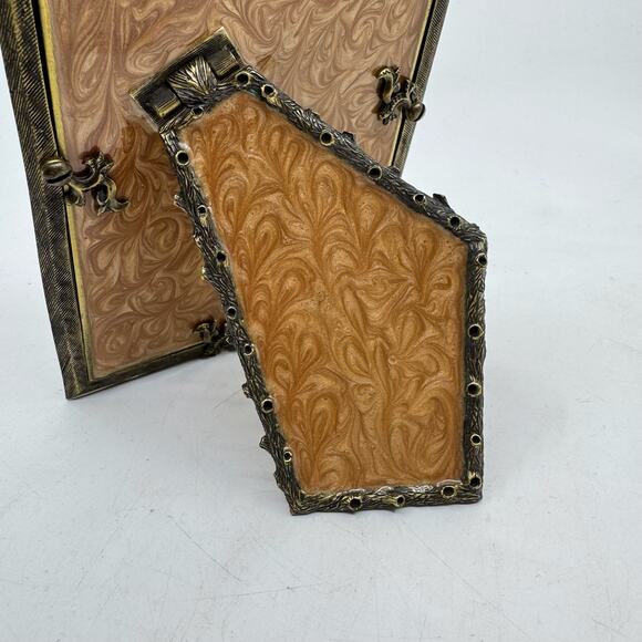 Vintage JAY STRONGWATER Dragonfly Pewter Frame w/ Swarovski Crystals - Picture 8 of 10